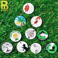 Cheap Custom Golf Ball Markers Metal Ball Marker Magnetic Ball Markers