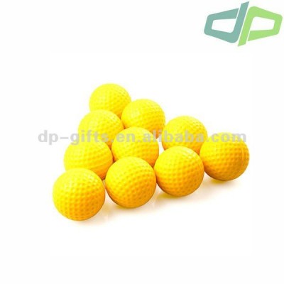 Golf Ball Stress Reliever , Golf PU Foam Ball