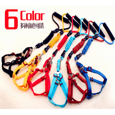 Pet Dog Leashes Pet Traction Rope Collar Set For Dogs with Solid Iron Hook