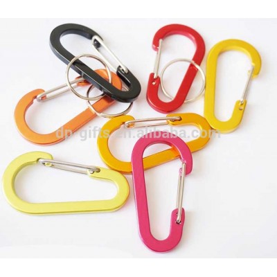 heart shape carabiner hook for keychain holder